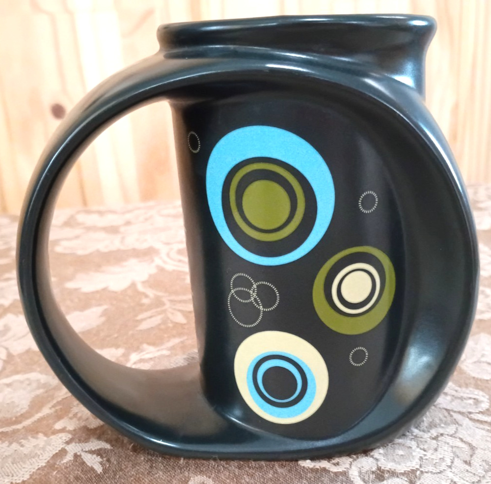 Black Mod Solar State Bullseye Heavy Chip Chipman 16 Oz Coffee Mug